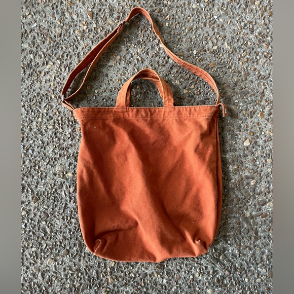 Baggu Burnt Orange Canvas Tote - Picture 3 of 6